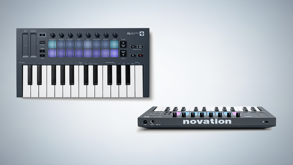 Novation FLkey Mini USB MIDI Keyboard Controller for FL Studio (25-Mini Keys)