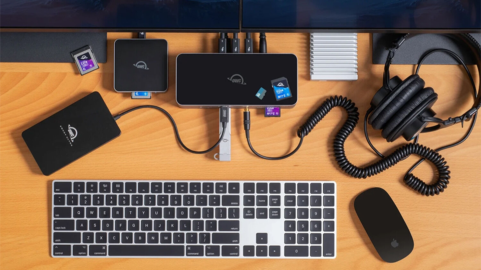 OWC 11 Port Thunderbolt 5 Dock with Thunderbolt Cable