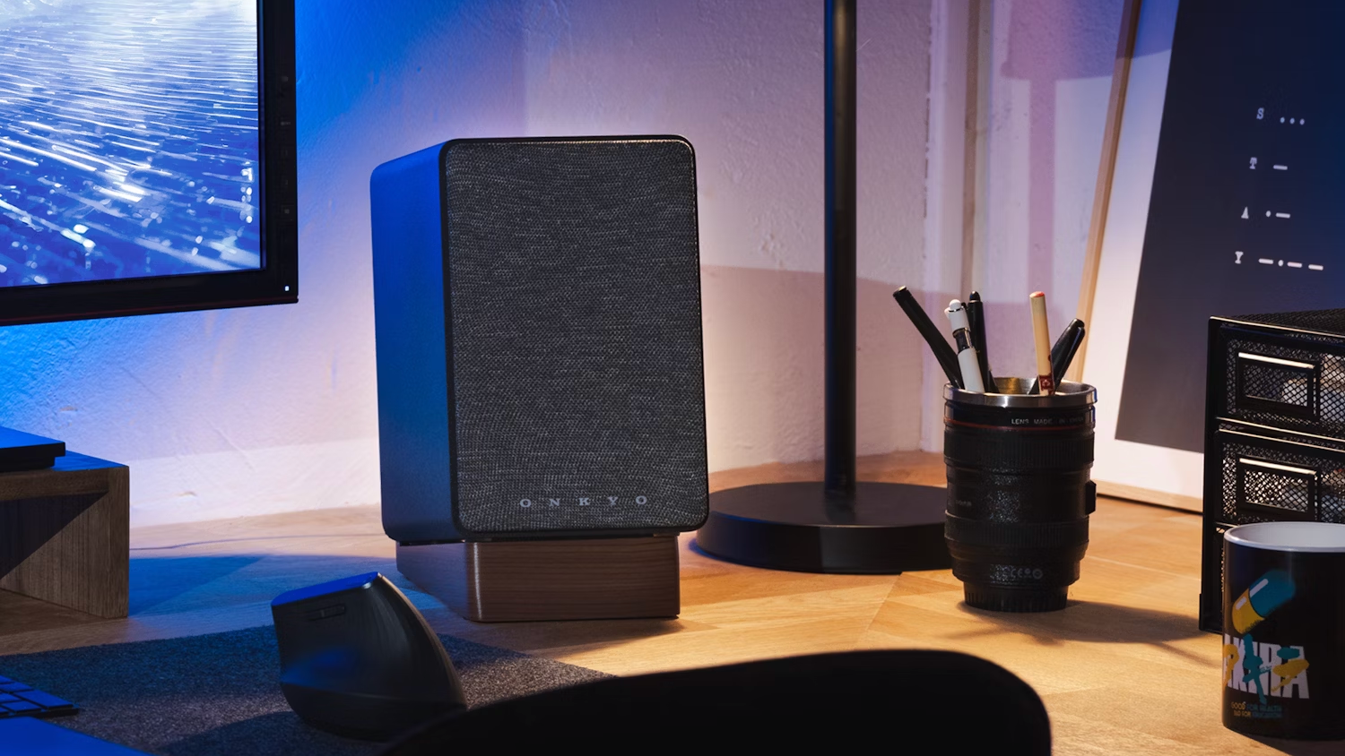 Onkyo GX-30ARC 2-Way Powered Bookshelf Speakers with Bluetooth