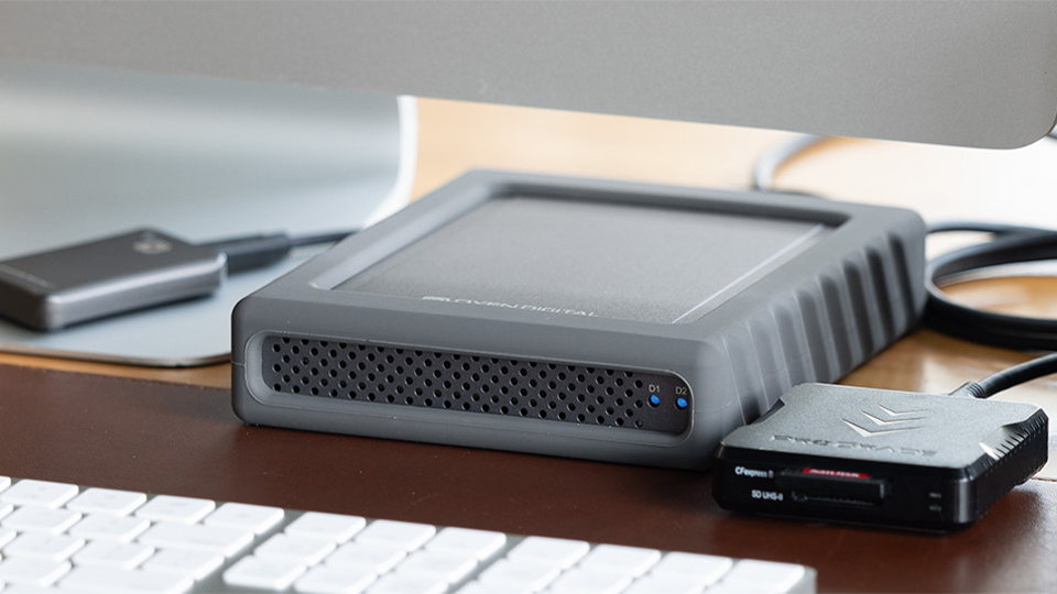 Oyen Digital MiniPro RAID V4 2 Bay USB C 3.2 Gen 2 Enclosure