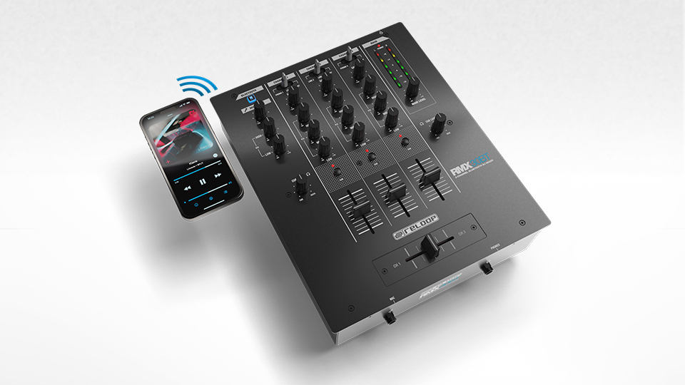 Reloop RMX-30 BT 3-Channel Bluetooth DJ Mixer Bluetooth Connection