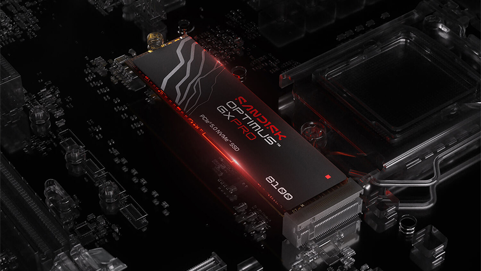SanDisk 1TB Optimus GX PRO 8100 NVMe PCIe 5.0 M.2 Internal SSD SanDisk 1TB Optimus GX PRO 8100 NVMe PCIe 5.0 M.2 Internal SSD