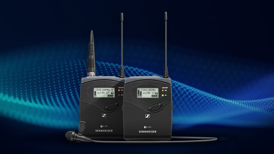 Sennheiser EW 100 ENG G4 Camera Mount Wireless Combo Microphone System