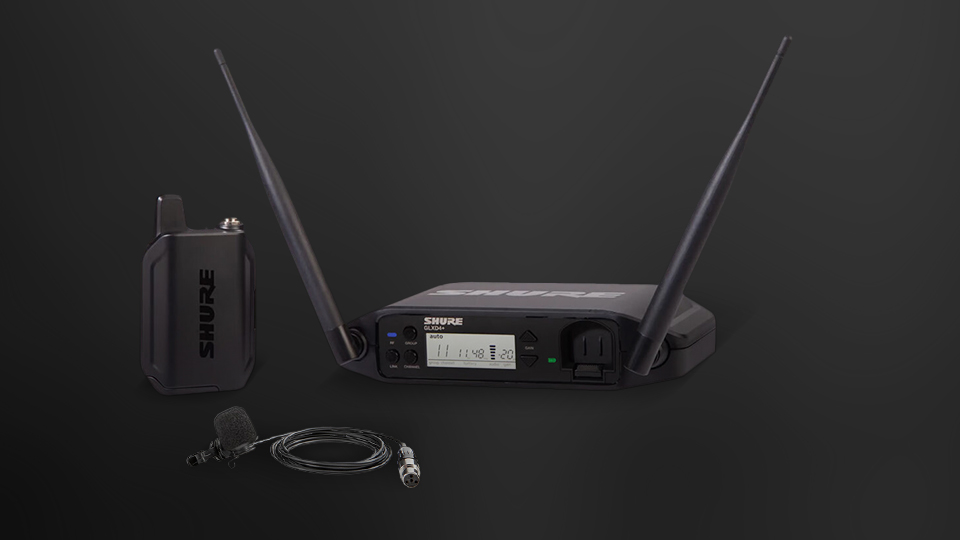 Shure GLXD14+ Dual-Band Cardioid Wireless Presenter System
