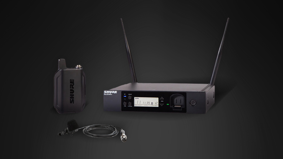 Shure GLXD14R+ Dual Band Cardioid Wireless Presenter Rack System