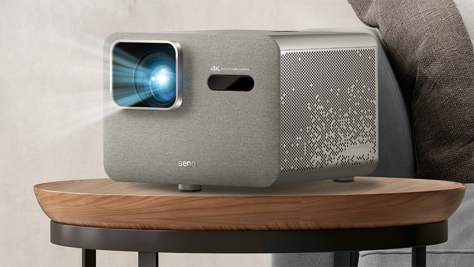 BenQ TK705STI 3000-Lumen UHD 4K Short-Throw LED DLP Smart Home Entertainment Projector