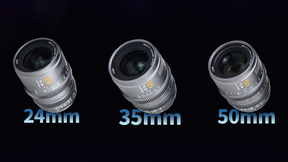 Sirui VP-1 Vision Prime T1.4 Full-Frame Cine 3-Lens Kit
