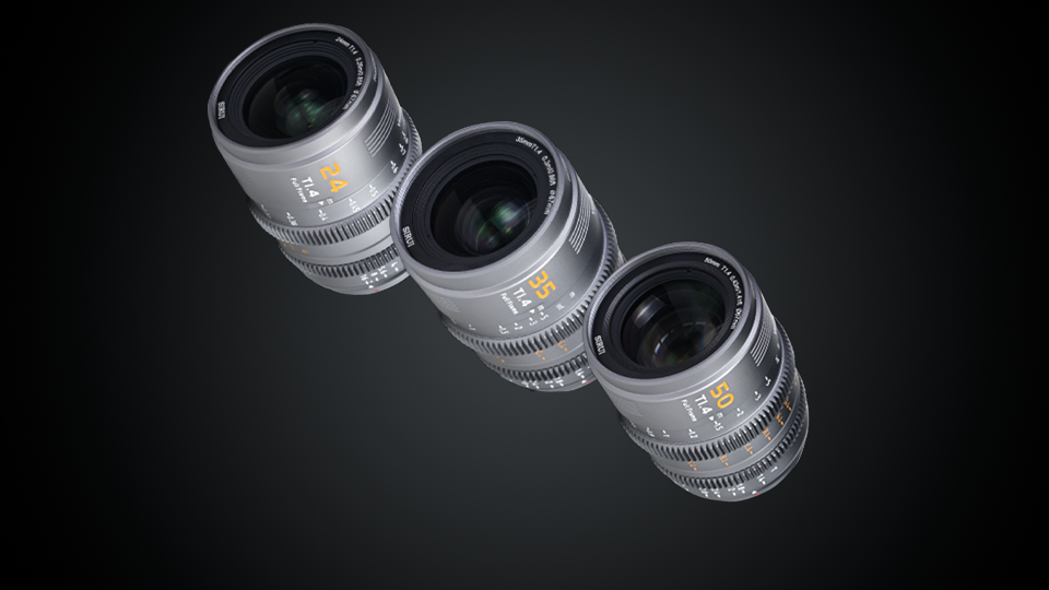 Sirui VP-1 Vision Prime T1.4 Full-Frame Cine 3-Lens Kit