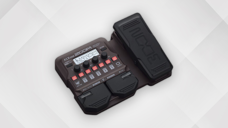 Zoom A1X Four Acoustic Multi Effects Processor Pedal