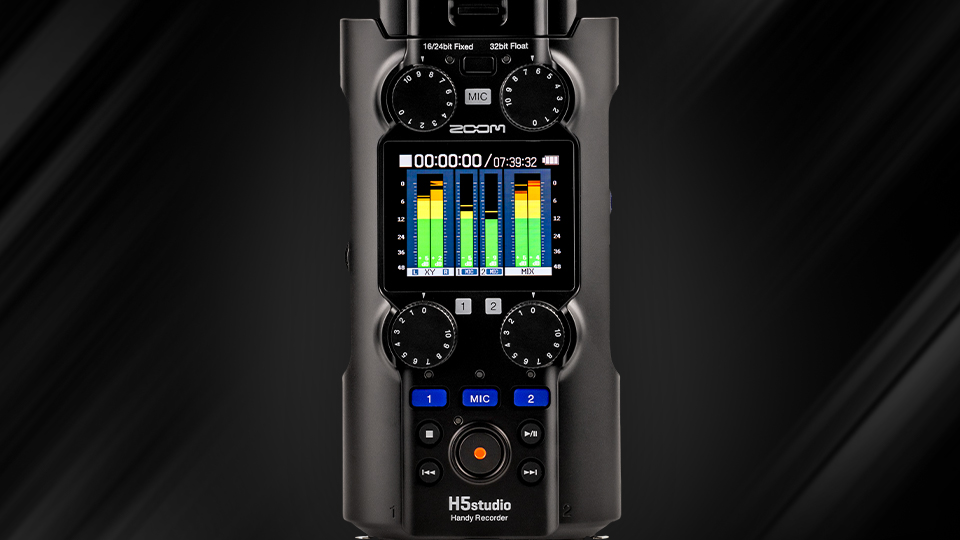 Zoom H5studio Handy Recorder Closeup