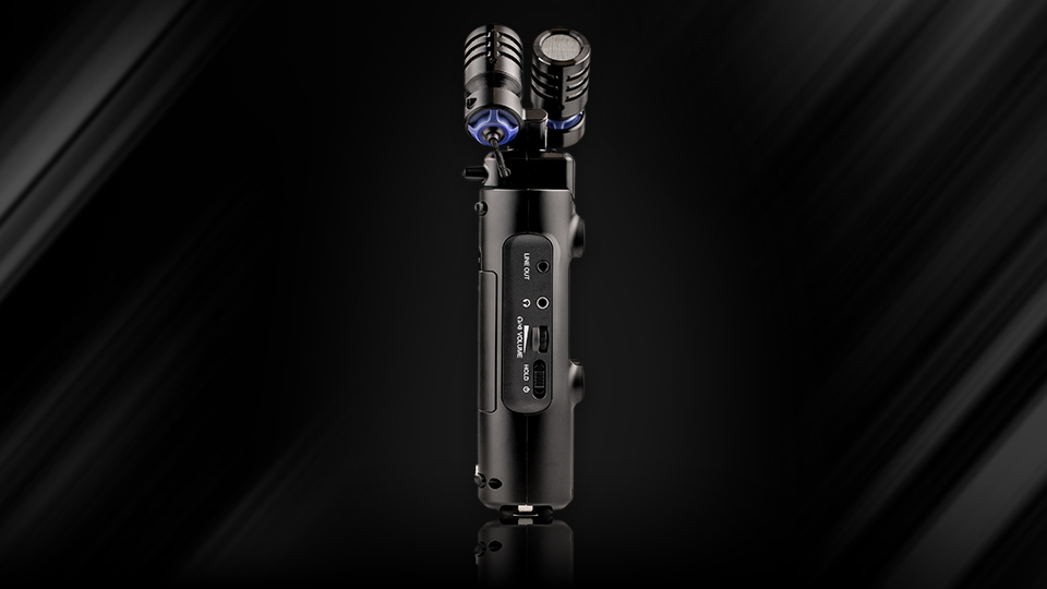 Zoom H5studio Handy Recorder Side View