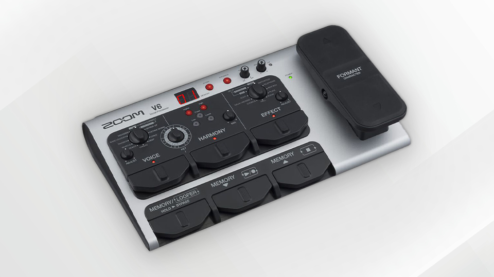 Zoom V6 SP Multi-Effects Vocal Processor Pedal