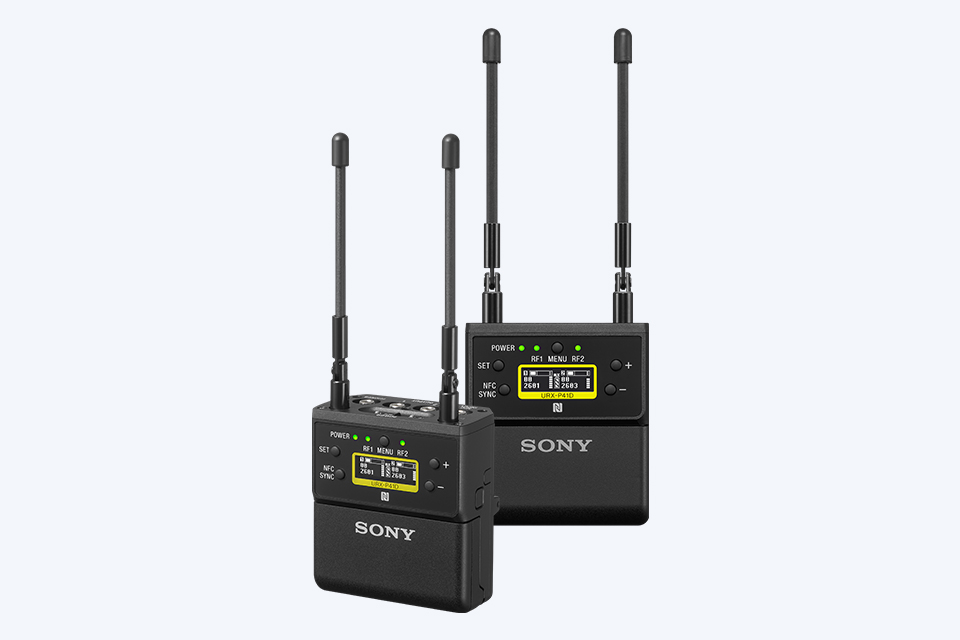 Sony URX-P41D Dual-Channel Camera-Mount Wireless Receiver (UC14: 470 to 542 MHz)