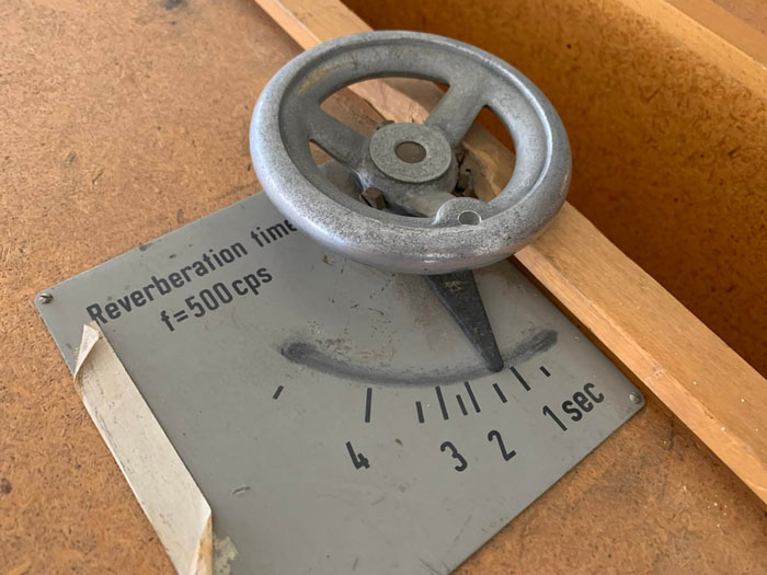 The EMT 140’s Adjustable Reverb Time Control