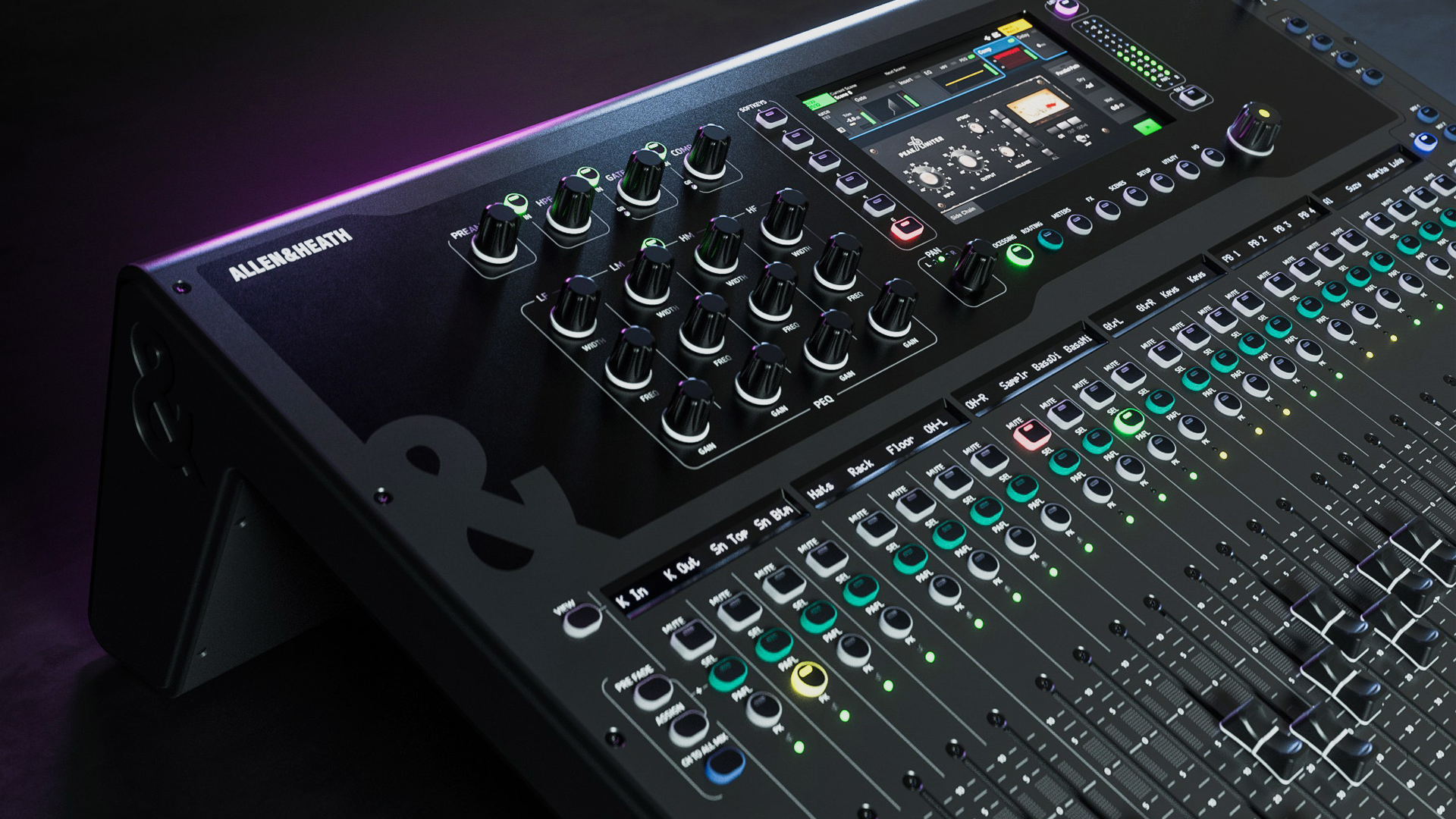 Allen &amp; Heath Qu-6D 36-Channel / 12-Bus Digital Mixer with 24+1 Motorized Faders