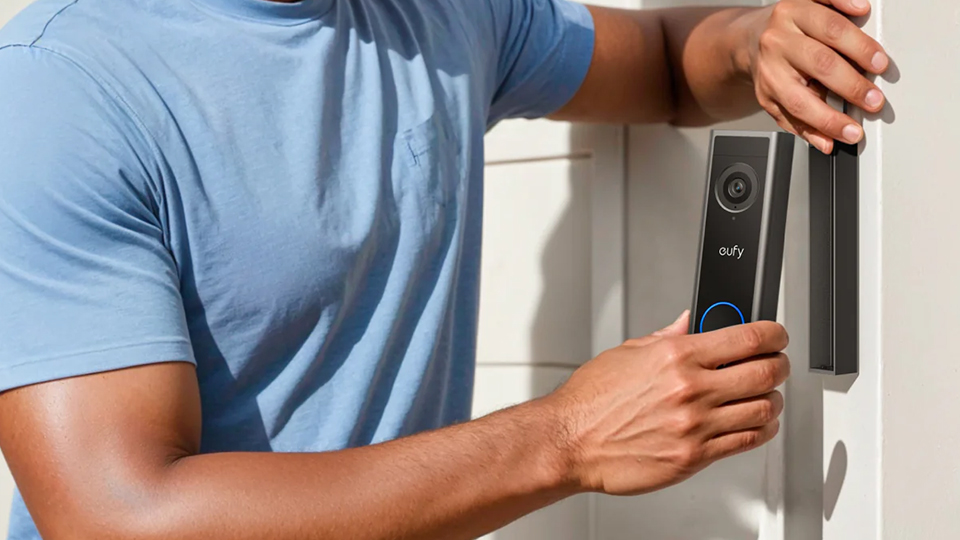 eufy Security C30 2K Battery Powered Video Doorbell Install