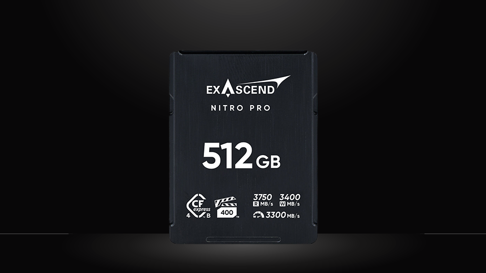 Exascend 512GB Nitro Pro CFexpress 4.0 Type B Memory Card
