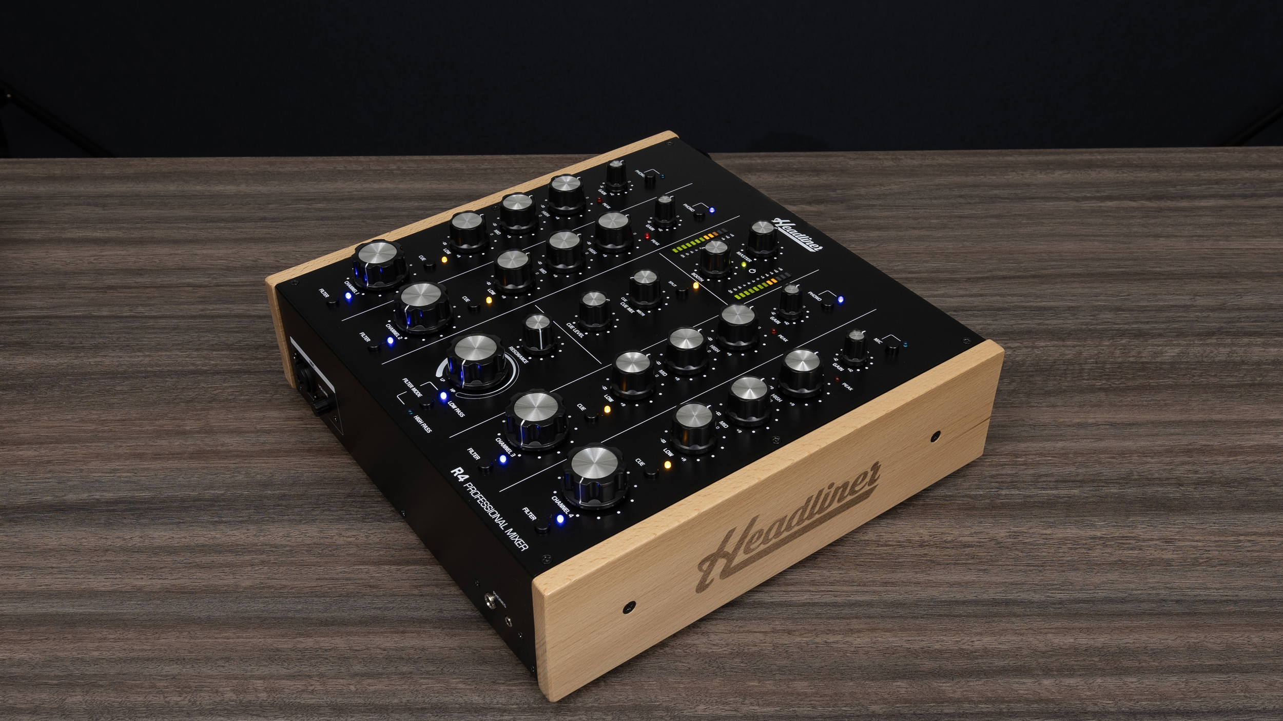 Headliner R4 4-Channel Rotary DJ Mixer