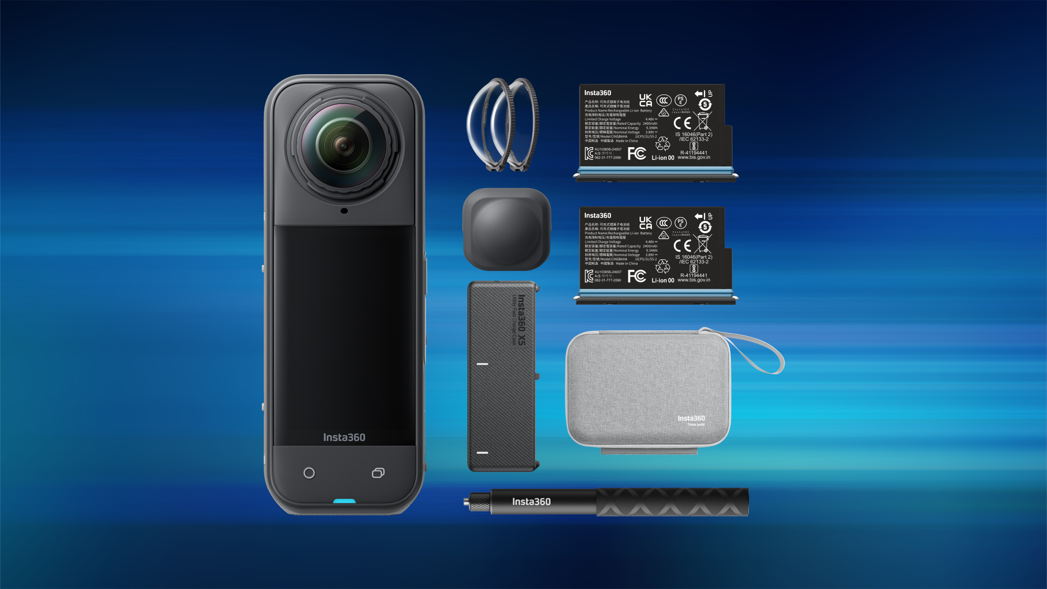 Insta360 Cinsaaha X504 X5 360° Essentials Bundle