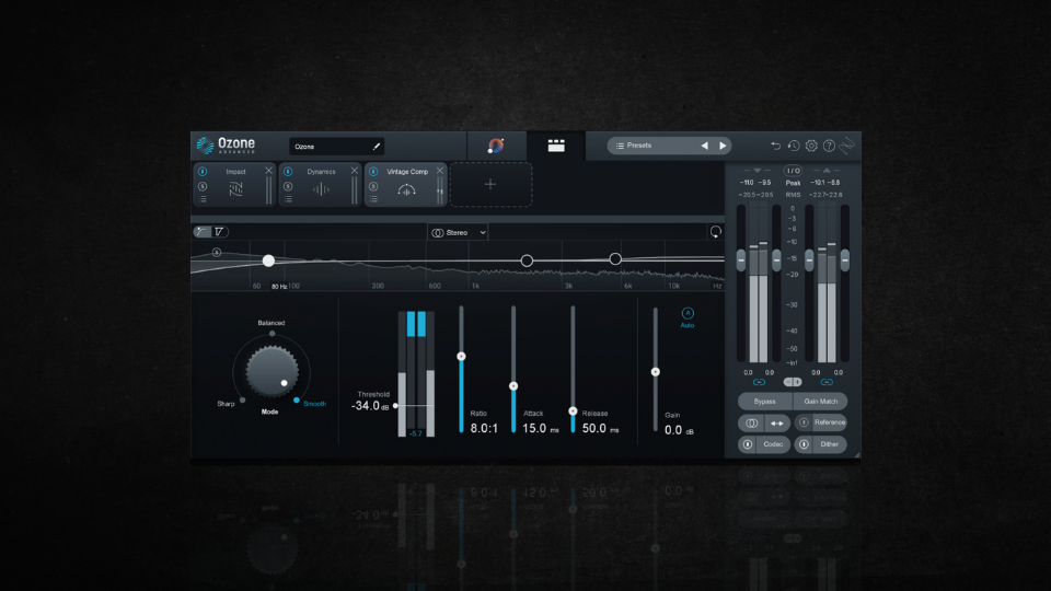 iZotope Ozone’s Compressor