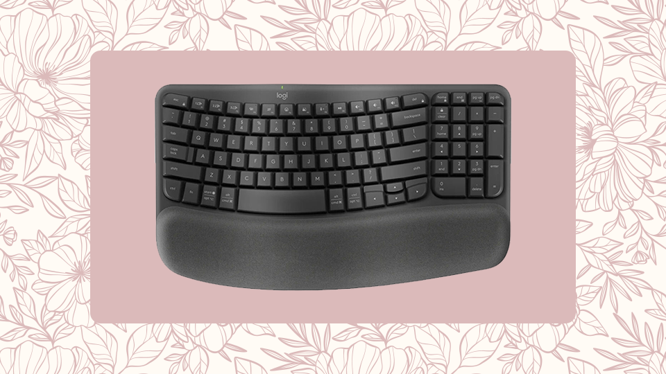 Logitech Wave Keys Wireless Ergonomic Keyboard