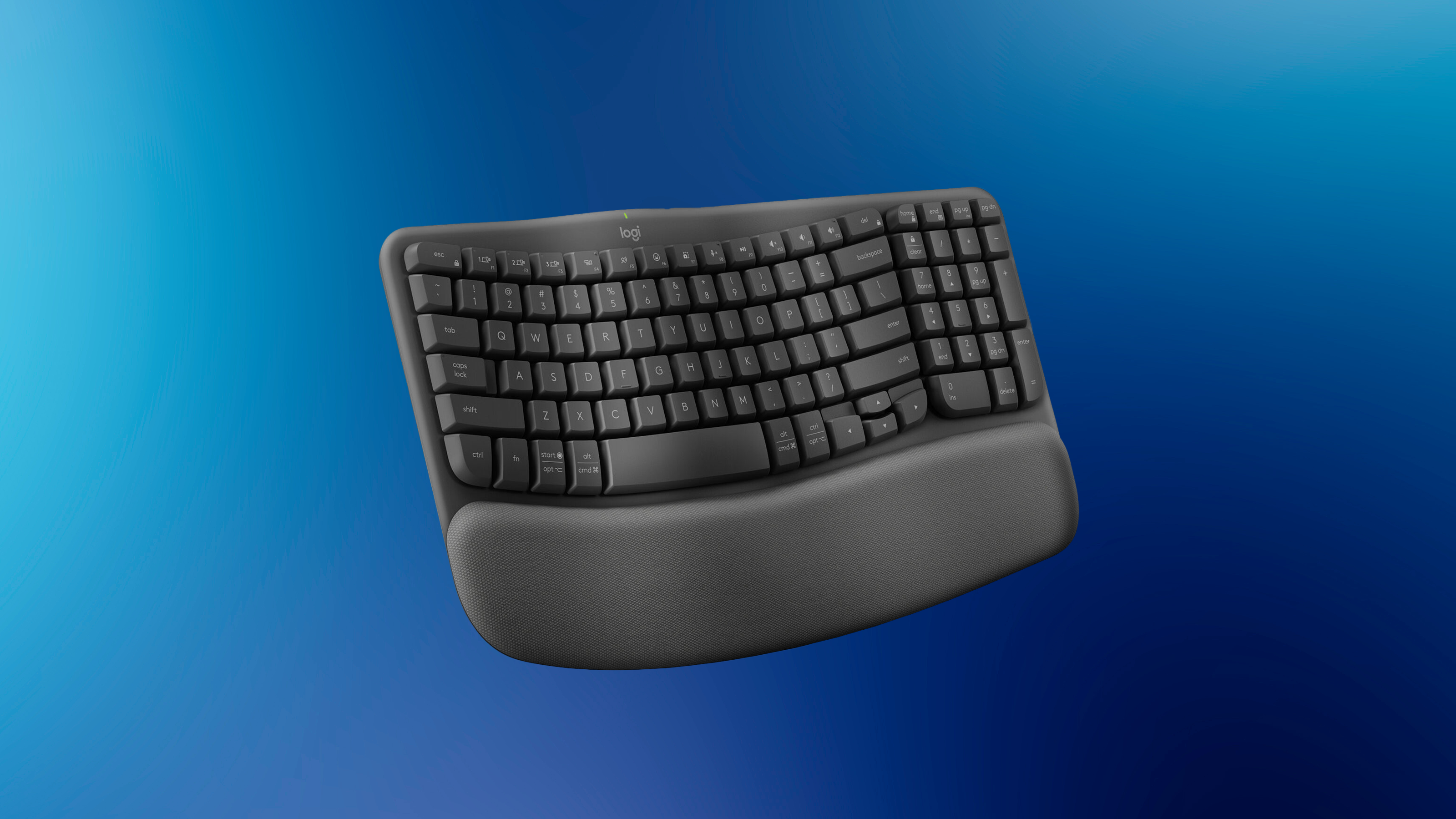 Logitech Wave Keys Wireless Ergonomic Keyboard