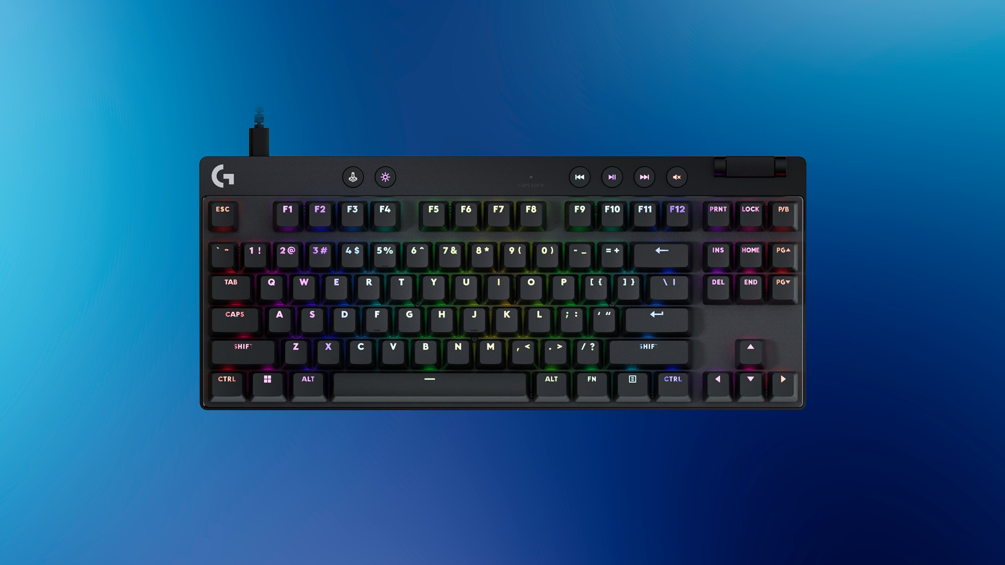 Logitech Pro X TKL RAPID RGB Gaming Keyboard