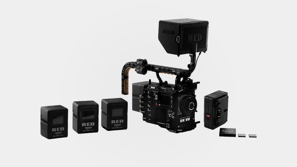 RED DIGITAL CINEMA V-RAPTOR XL [X] 8K VV Production Pack with Rigid-Hinge Touch 7" 