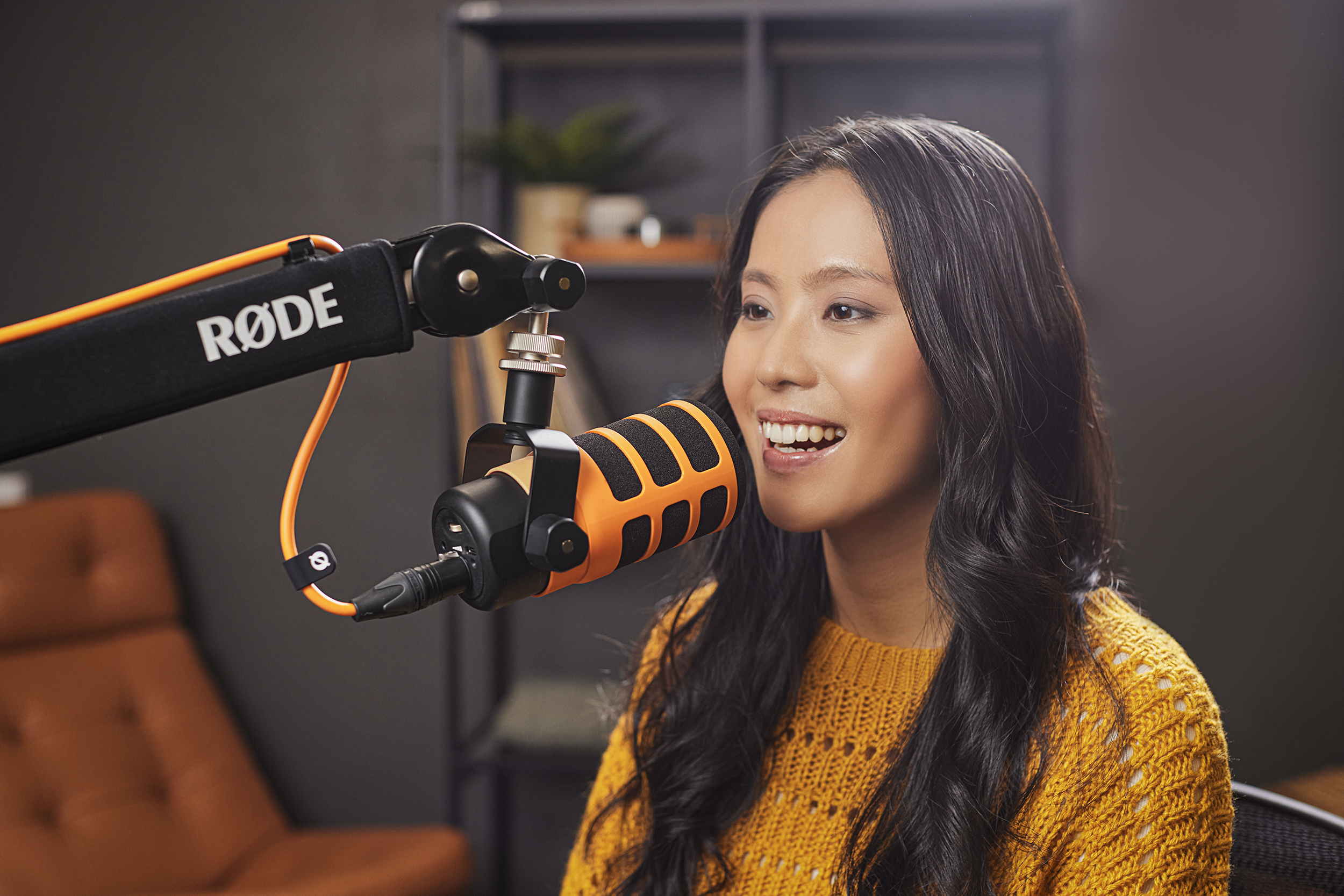 RØDE WS14 Pop Filter in orange