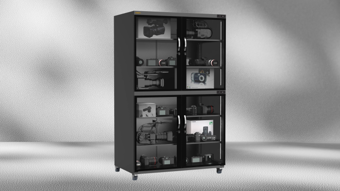 Ruggard EDC-1280LT Electronic Dry Cabinet with Touchscreen Control and Dual Humidity Zones