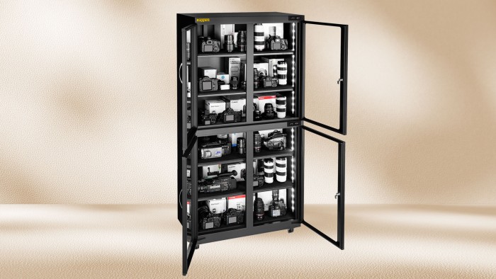 Ruggard EDC-600LT Electronic Dry Cabinet with Touchscreen Control and Dual Humidity Zones 