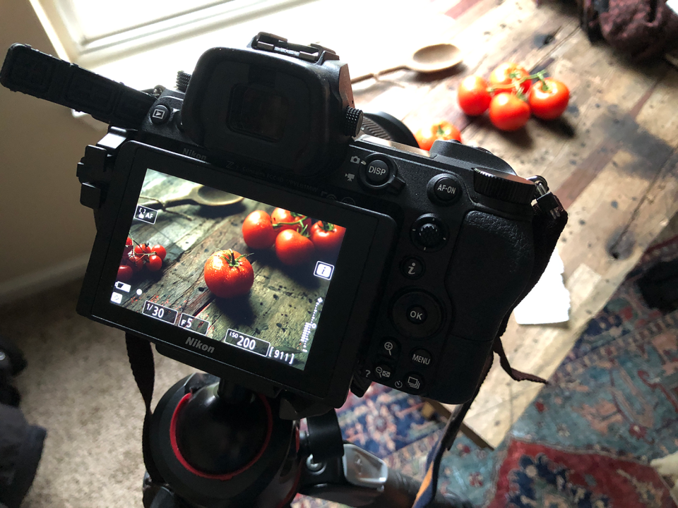 Natural light setup from Part 1