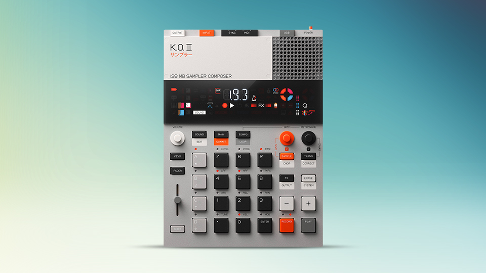teenage engineering EP 133 K.O. II Portable Sampler Composer with 128MB