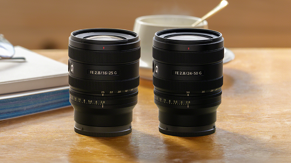 Sony FE 16-25mm f/2.8 G and FE 24-50mm f/2.8 G