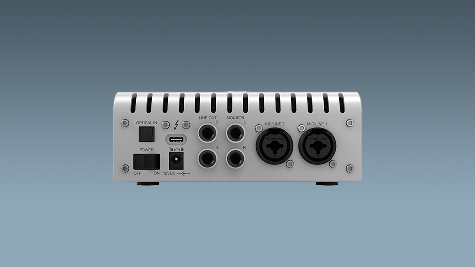 Universal Audio Apollo Twin X rear