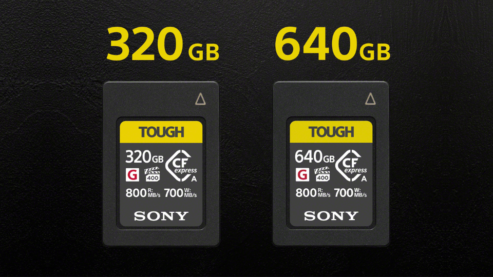 Sony’s CFexpress Type A TOUGH Memory Card series