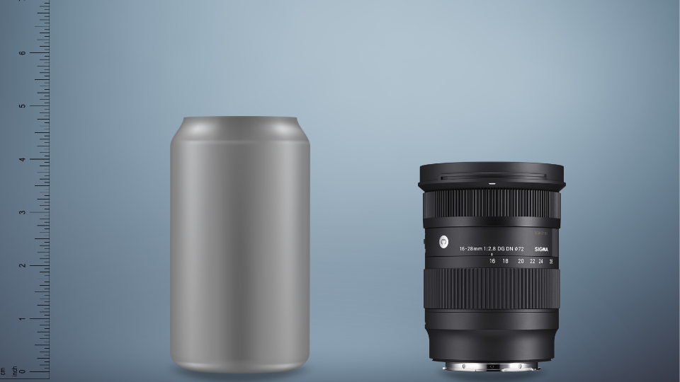 Soda Can Vs 16-28mm f/2.8 DG DN Contemporary Lens