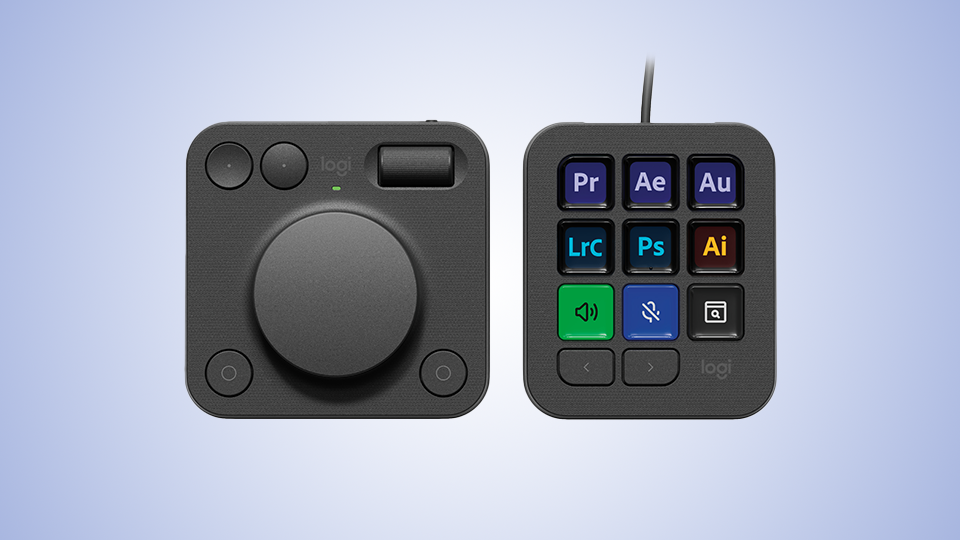 Logitech MX Creative Console in Graphite