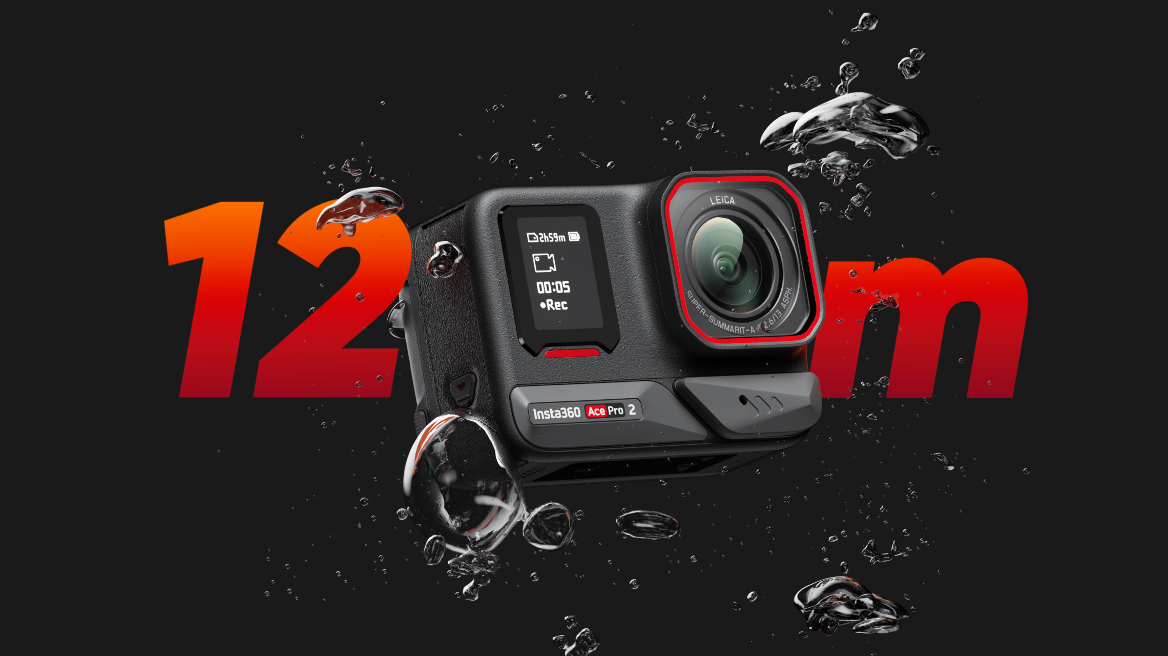 Waterproof Design Up to 12m