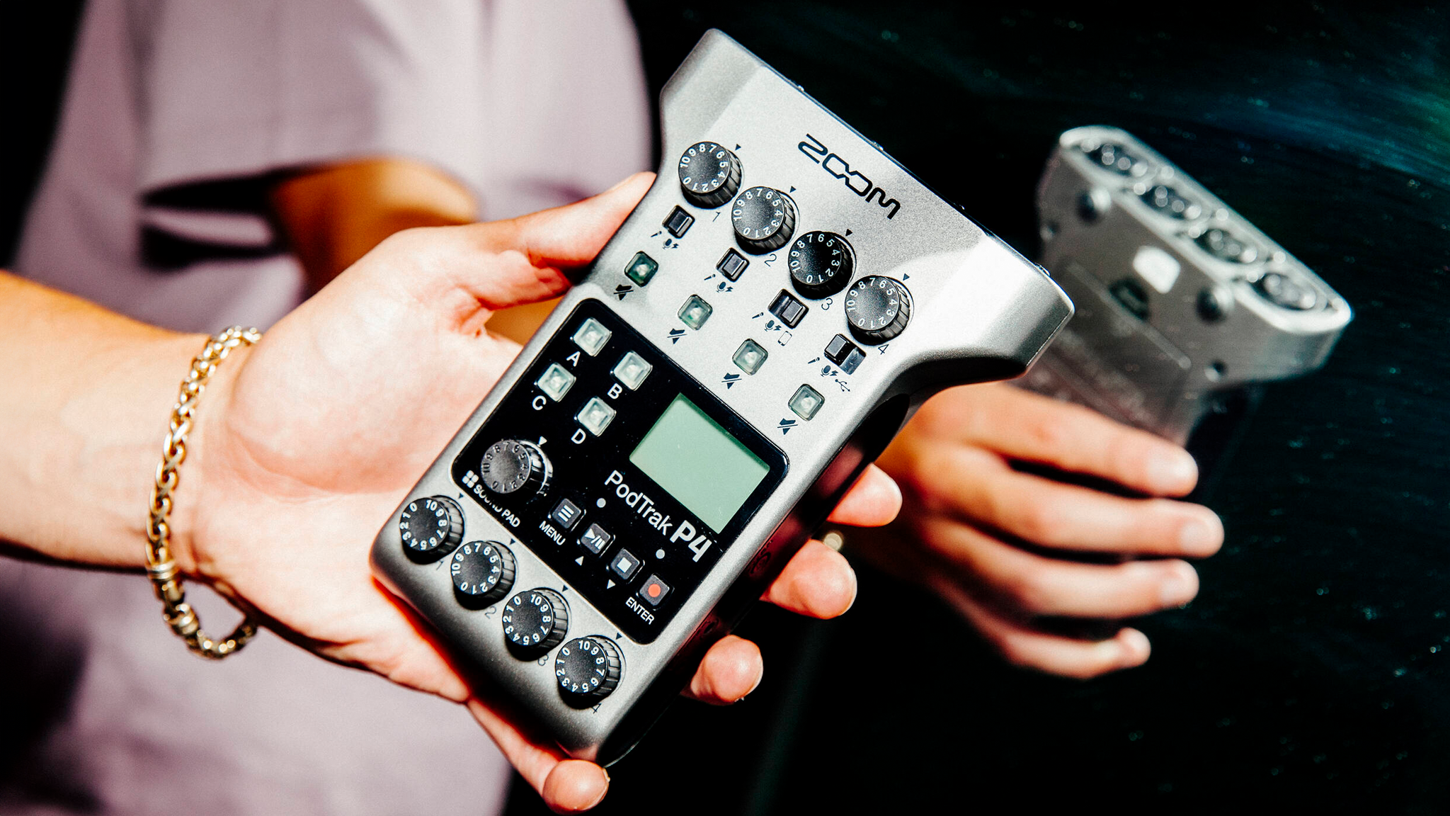 Zoom PodTrak P4 Portable Multitrack Podcast Recorder